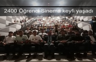 Okullardan 2400 öğrenci Sinema da Cudi 2 filmni...