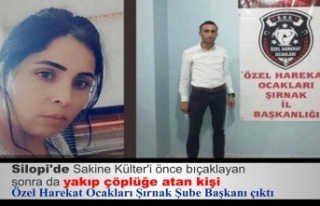 Silopi'de Sakine Külter'i önce bıçaklayan,...