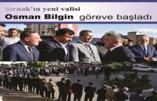 Şırnak'ın yeni valisi göreve başladı