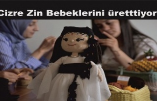 Cizre'li kadınlar amigurumi tekniği ile "Zin...