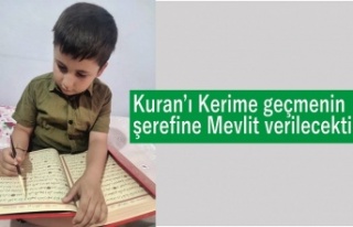 Kuran'ı kerime geçmenin şerefine mevlit verilecek