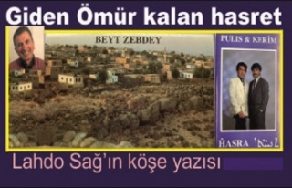 GİDEN ÖMÜR, KALAN HASRET