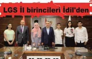 LGS İl birincileri İdil'den