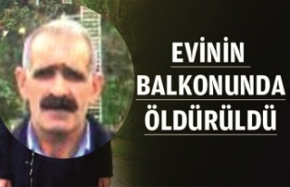 Evin Balkonunda silahlı saldırıya uğradı