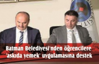 Batman Belediyesi'nden öğrencilere 'askıda...