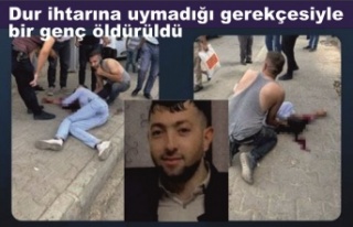 Dur ihtarına uymadığı gerekçesiyle bir genç...