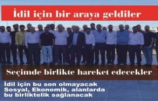 Seçime girerken İdil için bir araya geldiler. Birlikte...