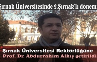 Şırnak Üniversitesi Rektörlüğüne Prof. Dr....