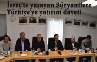 İsveç'te yaşayan Süryanilere Türkiye'ye...