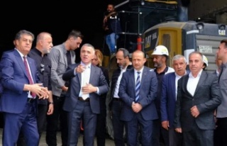 Şırnak Van karayolu yapımı devam ediyor
