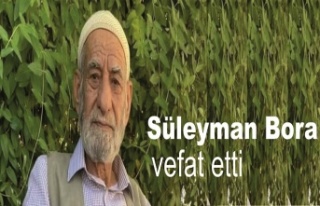 Süleyman Bora vefat etti