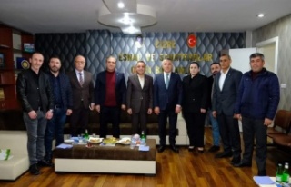 Vali Bilgin'den Cizre Esnaf ve sanatkarlar odasına...