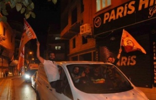 Cizre'de Galatasaray'ın şampiyonluk sevinci
