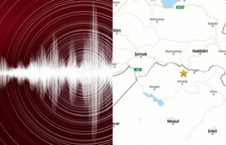 Deprem İdil'de hissedildi