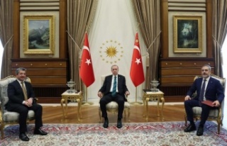 Erdoğan Mesrur Barzani ile görüştü