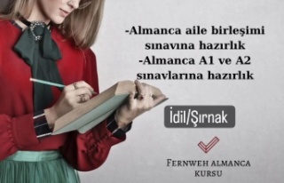 İdil'de Almanca Kursu açıldı