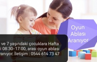 Oyun Ablası Aranıyor!