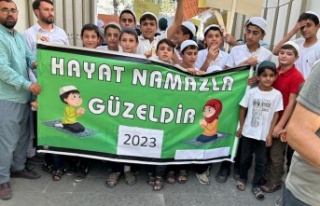 İdil'de Namaz etkinliği