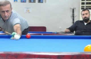 Şırnak'ta düzenlenen 3 Band bilardo turnuvası...