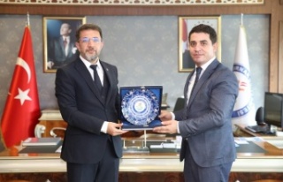 BİK şube müdüründen Rektöre ziyaret