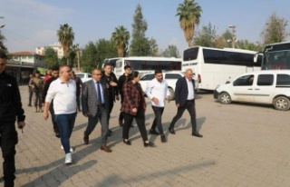 Kaymakam'dan Cizre otogarına ziyaret