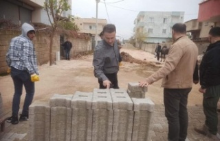 İdil'de Üst ve Alt yapı çalışmaları devam...