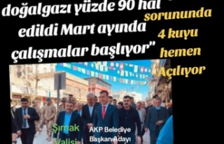 İkbalhan "Doğalgaz işi yüzde 90 tamam Mart'ta...