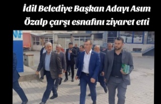 Belediye Başkan Adayı Asım Özalp esnafı ziyaret...