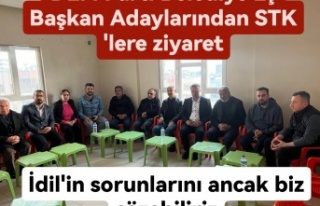 Eş Başkan Adaylarından Eğitim Sen'e ziyaret