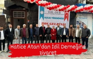 Hatice Atan'dan İdil-Der'e ziyaret