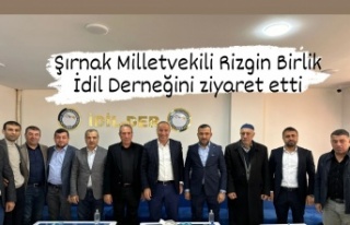 Şırnak Milletvekilinden İdil Der'e ziyaret