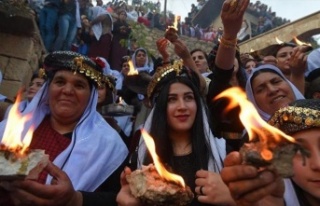 Ezidilerin Çarşamba Sor bayramı kutlanıyor