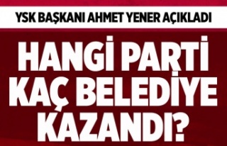 YSK Başkanı Ahmet Yener kesin olmayan sonuçları...