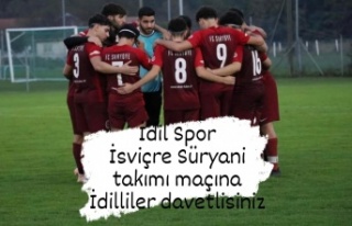 Süryani takımı İdil Spor'la maç yapıyor