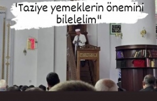 Taziye yemeklerin önemini bilelim