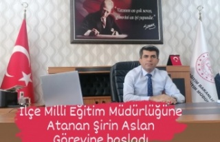 Şirin Aslan görevine başladı