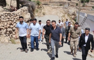 İlçe Kaymakamı Kentli köyü ziyaret etti