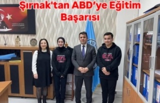 Cizre'den ABD'ye öğrenci gönderiyoruz