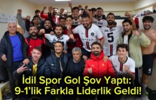 İdil Spor'dan farklı galibiyet
