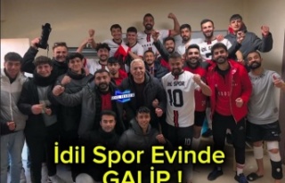 İdil Spor ikinci galibiyetini aldı