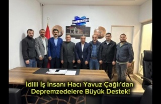 6 Şubat Depreminde yardıma koşanlar unutulmadı