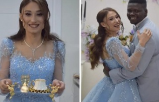 Batman'a Afrikalı Damat İlgi çekti