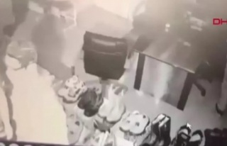 Hırsızlar Hırdavat dükanını soydu