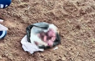 Bebeğini iple boğmuş poşetin içne koyup atmış