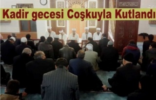 Kadir Gecesi İdil’de coşkuyla kutlandı