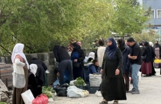 Köylü pazarında organik ürünler zamanı