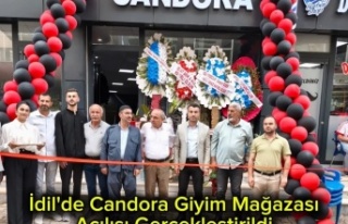 Candora Giyim mağazası Hizmete açıldı