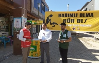 HÜDAPAR ‘dan uyuşturucuya karşı farkındalık...