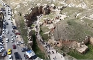 Mardin’de bayramda turist kalabalığı