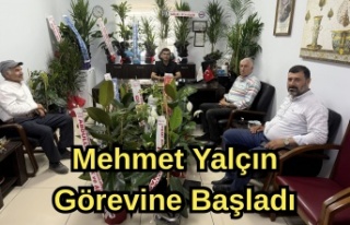 Mehmet Yalçın’a hayırlı olsun ziyareti devam...